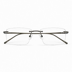 Óculos Grau +0.50 a +4.00 Balgriff Masculino Armação Cinza Lente Leitura