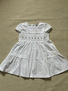 Vestido Tricoline Comfort- Branco (2-3)