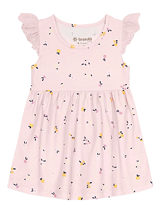 Vestido Cotton (rosa- flores)