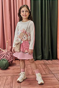 VESTIDO EM MALHA FRESH (ACOMPALHA BOLSA) KUKIÊ