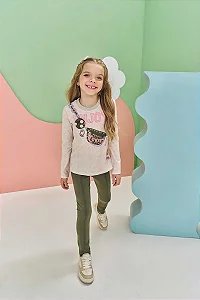 BLUSA MANGALONGA E LEGGING VERDE KUKIÊ