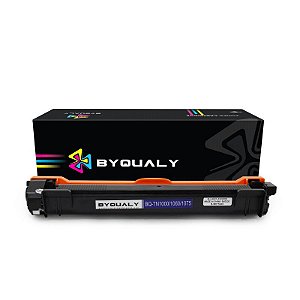 TONER COMPATÍVEL COM BROTHER TN1000 1060 1075 PRETO BYQUALY 1K