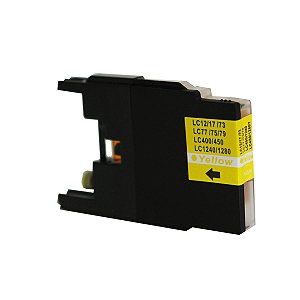 CARTUCHO DE TINTA COMPATÍVEL COM BROTHER BLC 16 38 65 67 1100 980 990 39 975 985HY AMARELO NEUTRO 13ML