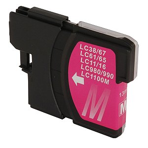 CARTUCHO DE TINTA COMPATÍVEL COM BROTHER BLC 61 38 67 MAGENTA NEUTRO 13ML