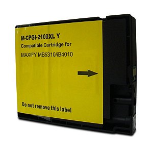 CARTUCHO DE TINTA COMPATÍVEL COM CANON PG2100XL AMARELO NEUTRO 25ML