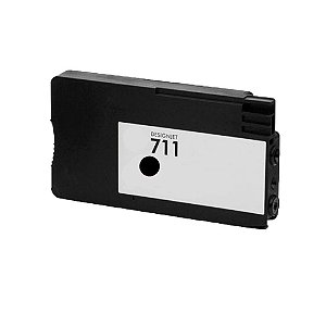 CARTUCHO DE TINTA COMPATÍVEL COM HP 711 PRETO MICROJET 38ML