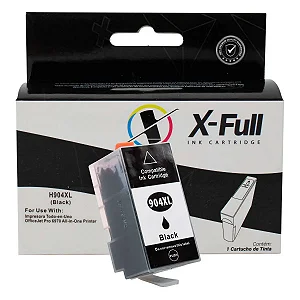 CARTUCHO DE TINTA COMPATÍVEL COM HP 904XL PRETO X-FULL 50ML