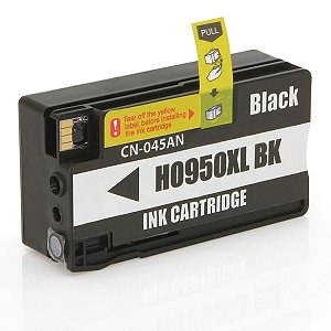 CARTUCHO DE TINTA COMPATÍVEL COM HP H0950XL BK PRETO NEUTRO 80ML