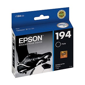 CARTUCHO DE TINTA ORIGINAL EPSON T1941 PRETO 4ML