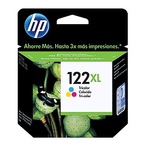 CARTUCHO DE TINTA ORIGINAL HP 122XL COLORIDO 7,5ML
