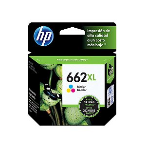 CARTUCHO DE TINTA ORIGINAL HP 662XL COLORIDO 8ML
