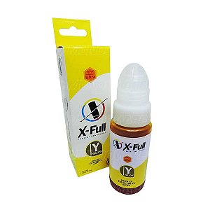 REFIL DE TINTA COMPATÍVEL COM CANON GI190Y CORANTE AMARELO X-FULL 70ML