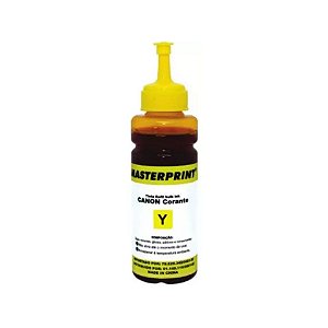 REFIL DE TINTA COMPATÍVEL COM CANON UNIVERSAL Y BULK INK CORANTE AMARELO MASTERPRINT 100ML