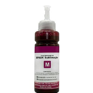 REFIL DE TINTA COMPATÍVEL COM EPSON UNIVERSAL M SUBLIMÁTICA MAGENTA MASTERPRINT 100ML