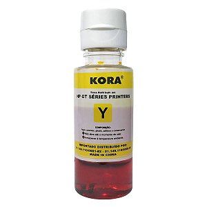 REFIL DE TINTA COMPATÍVEL COM HP GT52Y AMARELO KORA 70ML