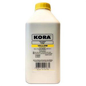 REFIL DE TINTA COMPATÍVEL COM HP UNIVERSAL Y INK JET CORANTE AMARELO KORA 1L