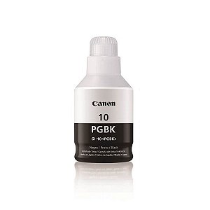 REFIL DE TINTA ORIGINAL CANON GI10BK PIGMENTADA PRETO 170ML