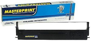 FITA PARA IMPRESSORA COMPATÍVEL COM EPSON LX300 13MMx10M MASTERPRINT PRETO