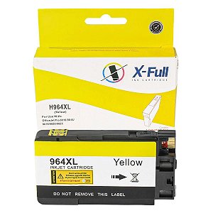 CARTUCHO DE TINTA COMPATÍVEL COM HP 964XL AMARELO X-FULL 25,5ml