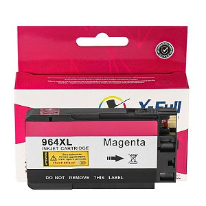 CARTUCHO DE TINTA COMPATÍVEL COM HP 964XL MAGENTA X-FULL25,5ml