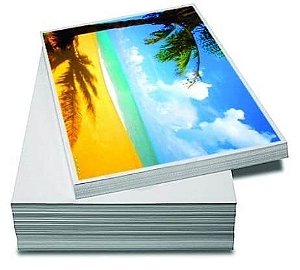 PAPEL FOTO GLOSSY 170G A4 IMPORTADO 50 FOLHAS