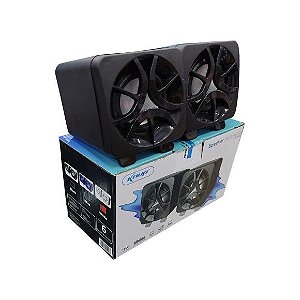 CAIXA DE SOM PARA COMPUTADOR USB 110V/220V KNUP R0817