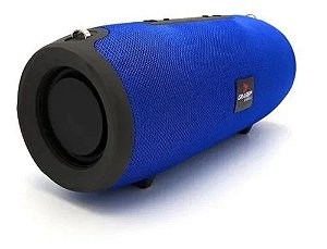 MINI CAIXA DE SOM BLUETOOTH PORTÁTIL GRASEP D-G118 AZUL