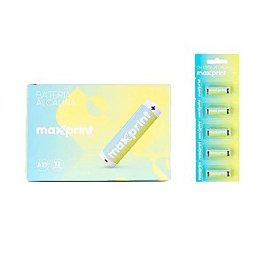 PILHA  ALCALINA A27 12V MAXPRINT COM 5 UNIDADES