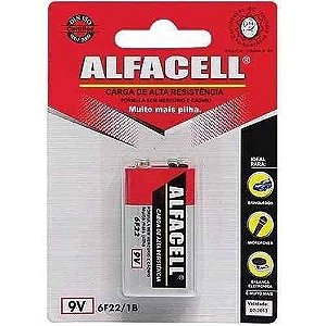 BATERIA 9V ALFACELL 6F22