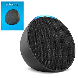 ECHO POP COM ALEXA PRETO