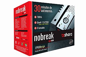 NOBREAK UPS MINI 700VA E MONO 115/220V TS SHARA 1X5AH