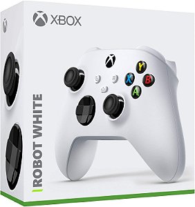 CONTROLE GAMEPAD SEM FIO ORIGINAL MICROSOFT XBOX CARBON WHITE