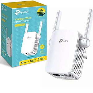 REPETIDOR DE SINAL WI-FI 300MBPS 2 ANTENAS V5.0 TP-LINK TL WA855RE BRANCO