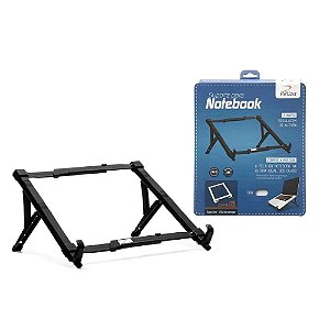 SUPORTE PARA NOTEBOOK RELIZA REGULÁVEL ABS PRETO