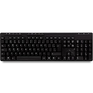 TECLADO SEM FIO OFFICE MULTIMIDIA MAXPRINT 6013471 PRETO