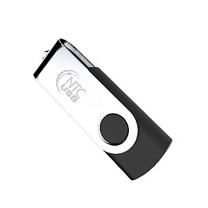 PEN DRIVE NTC 8GB USB 2.0 NTCJS001 PRETO/PRATA