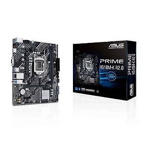 PLACA MÃE ASUS PRIME H510M-K R2.0 LGA 1200 - 90MB1E80-M0EAY0