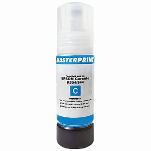 REFIL DE TINTA COMPATÍVEL COM EPSON 504 544 CIANO MASTERPRINT 70ML