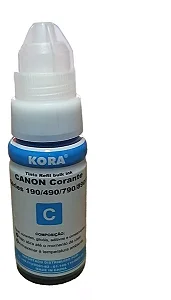 REFIL DE TINTA COMPATÍVEL COM CANON GL11 C CORANTE CIANO KORA 70ML