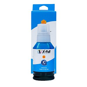 REFIL DE TINTA COMPATÍVEL COM EPSON T49H CORANTE ULTRA CIANO X-FULL 140ML