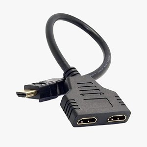 CABO HDMI 1X2 TOMATE MTV-621