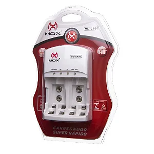 CARREGADOR DE PILHA MOX MO-CP50