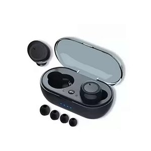 FONE DE OUVIDO SEM FIO TWS A'GOLD FN-BA37 PRETO