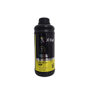 REFIL DE TINTA COMPATÍVEL COM HP PRO 8100 8600 CORANTE AMARELO ULTRA X-FULL 1L