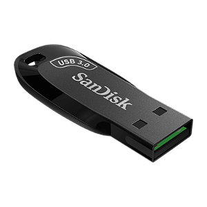 PEN DRIVE SANDISK ULTRA SHIFT 128GB PRETO