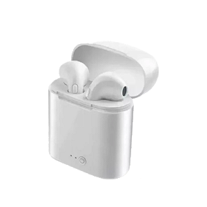 FONE DE OUVIDO BLUETOOTH COM CASE CARREGADOR FN19 A'GOLD BRANCO