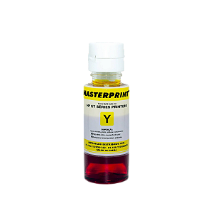 REFIL DE TINTA COMPATÍVEL COM HP GT52 AMARELO CORANTE MASTERPRINT 70ML