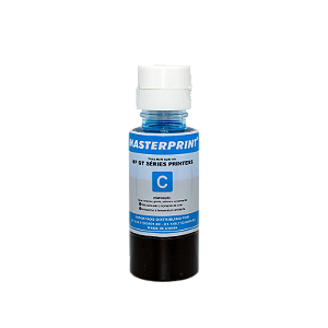 REFIL DE TINTA COMPATÍVEL COM HP GT52 CIANO CORANTE MASTERPRINT 70ML