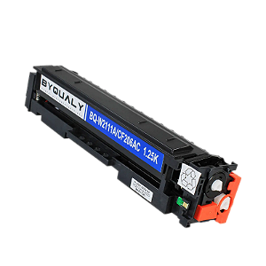 Toner Compatível com HP W2111A CF206A Ciano Byqualy 1.2K