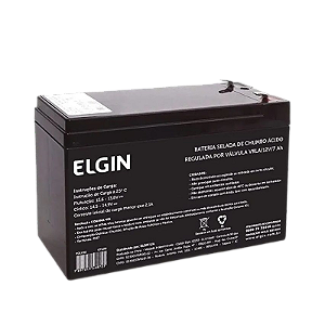 Bateria Selada de Chumbo Elgin 12Vx7AH 82293